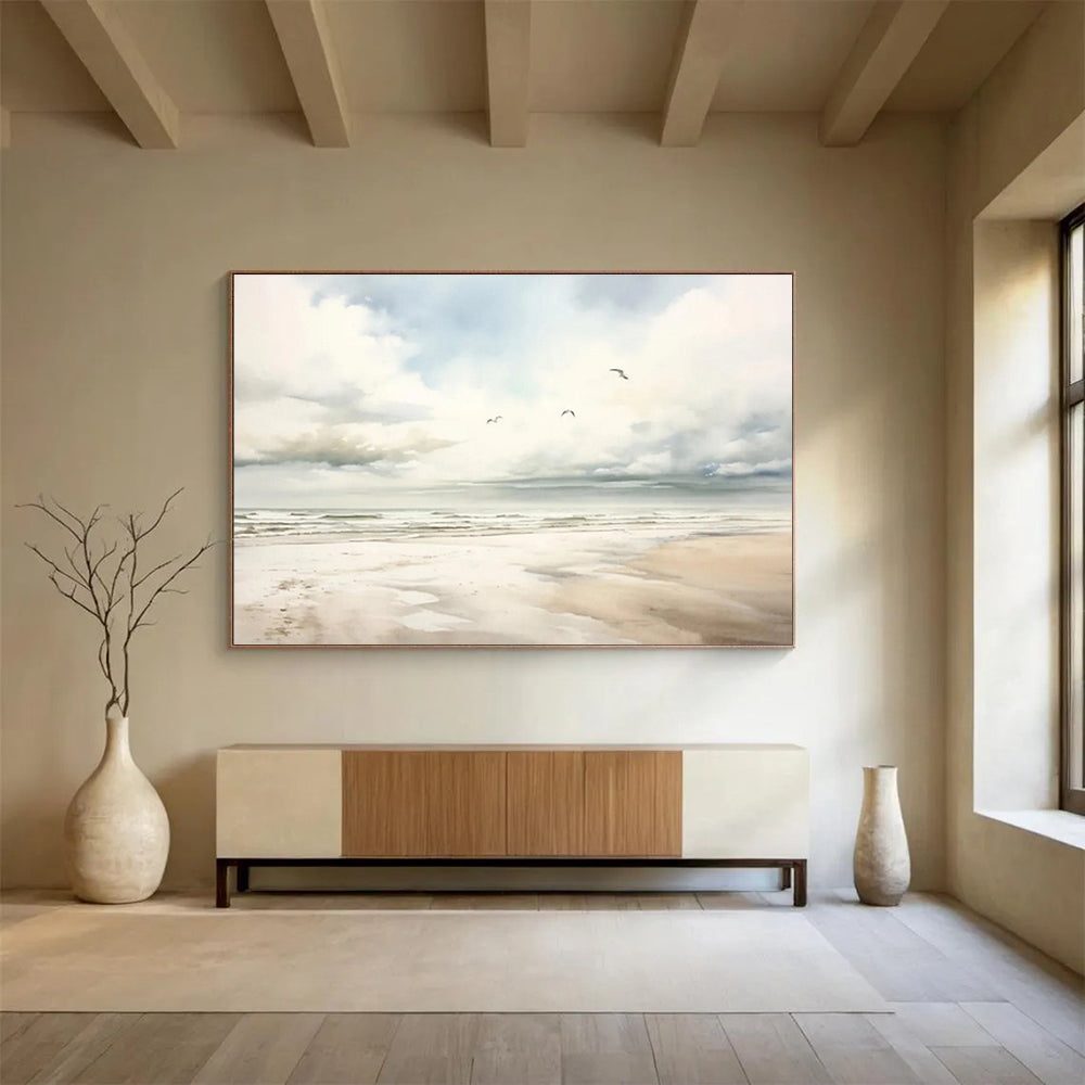 landscape coastal abstract painting design 4